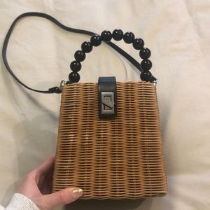 Zara wicker bag